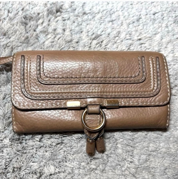 Chloe Marcie Brown Leather Women's Wallet (EUC) - Picture 1 of 16